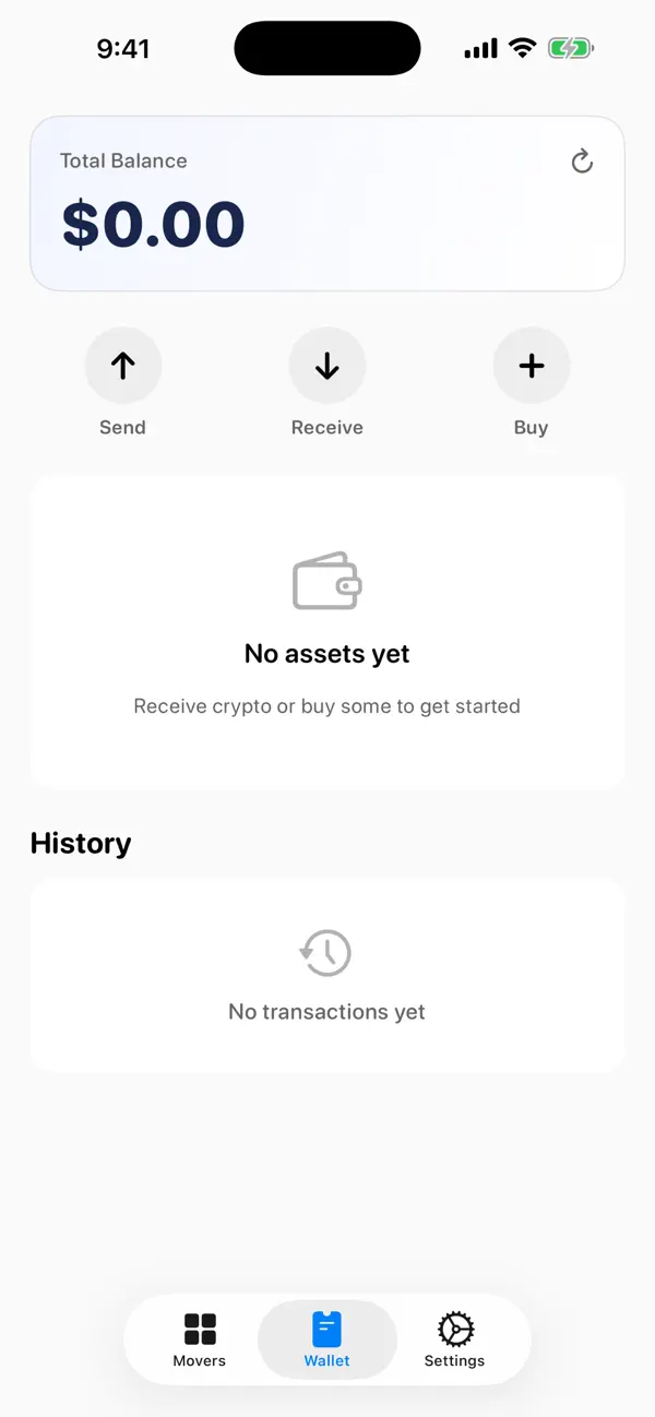 CripViz portfolio balance screenshot